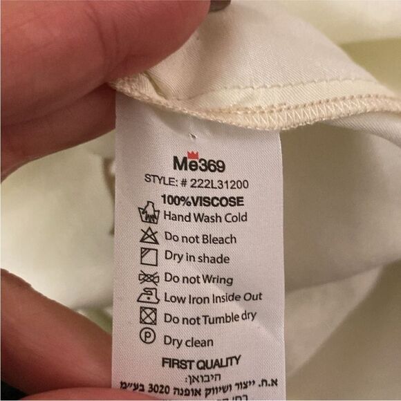 Me 369 silk Stylish Multicolor Women's blouse, M - Picture 12 of 12